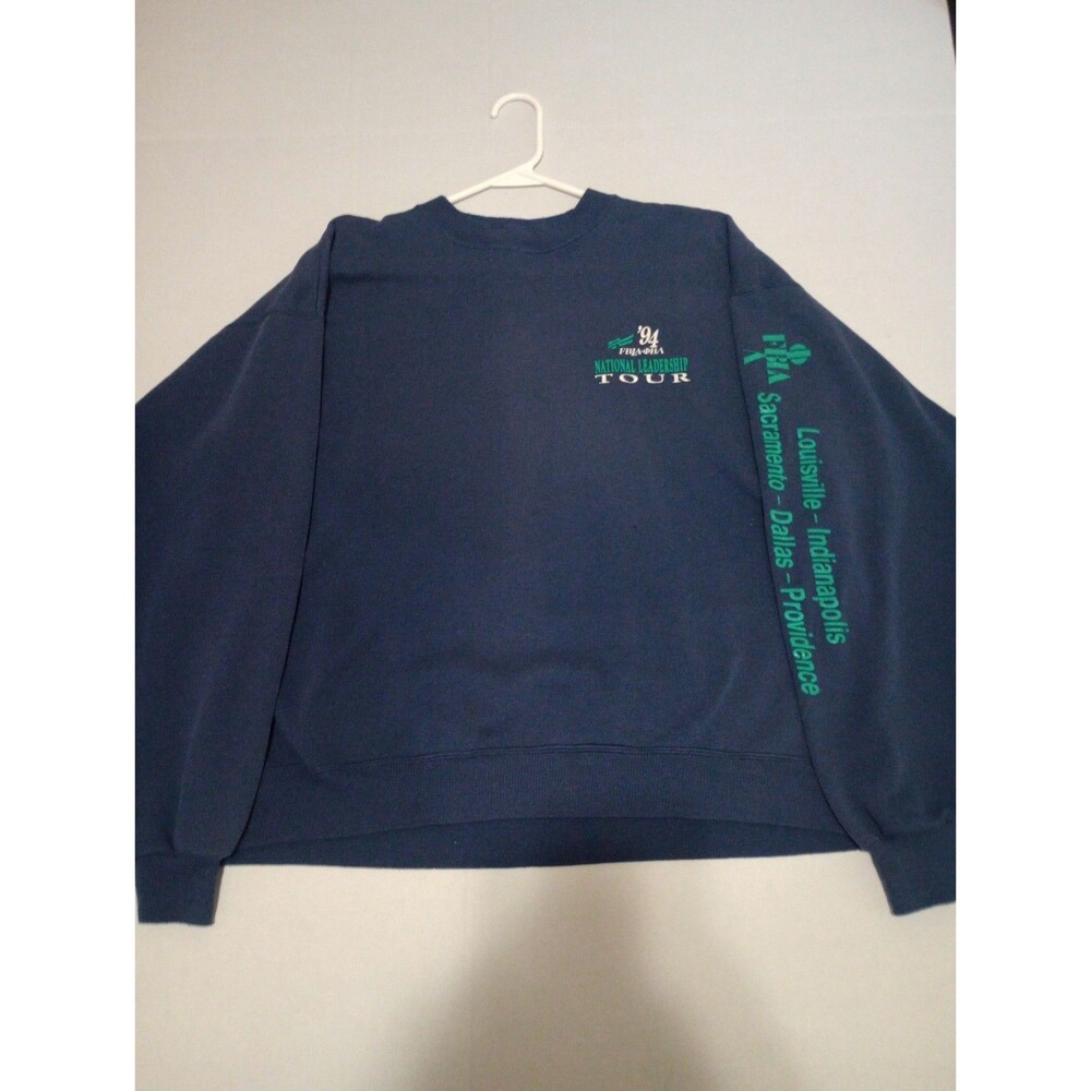 FBLA Vintage 1994 Sweatshirt Future Business Leaders Of America Tour Hanes XL